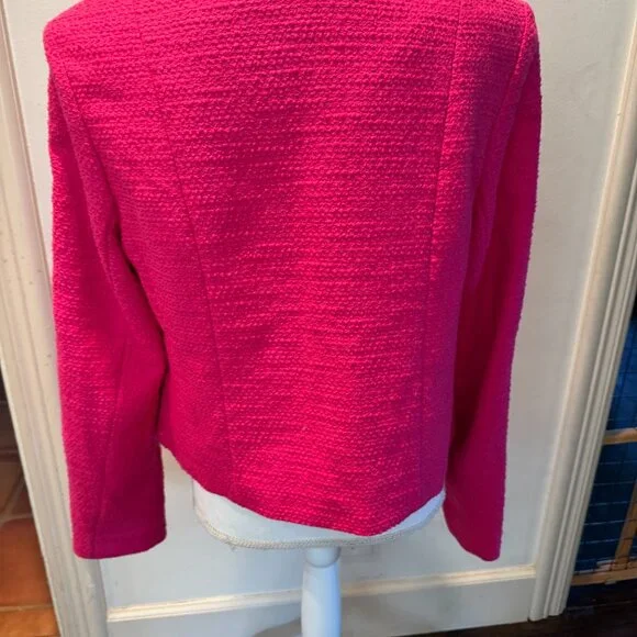 Cabi Pink Tweed Ballroom Jacket NWOT Sz M - Picture 5 of 8